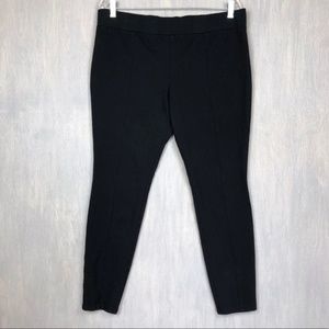 Pure Energy Plus Size Black Stretch Capri